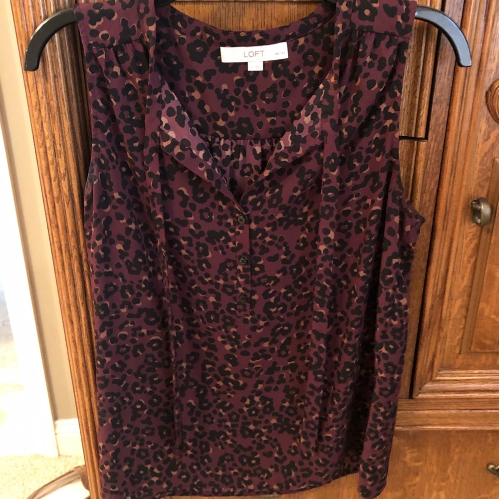 LOFT patterned blouse